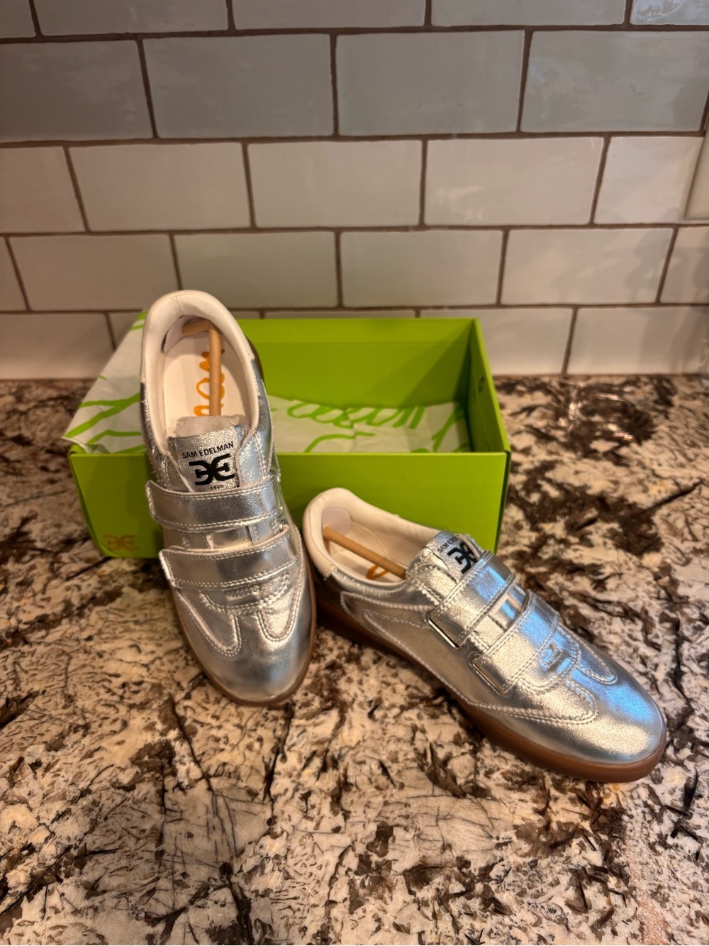 Sam Edelman Silver Sneakers